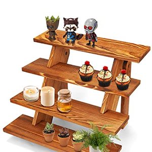 Wooden Cupcake Tower With Rustic Risers For Displays