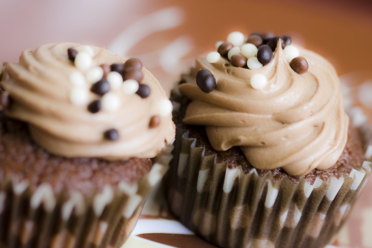 Chocolate Cupcakes with Icing and Chocolate Sprinkles Recipe