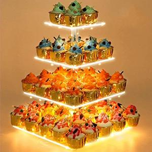 Yestbuy 4 Tier Cupcake Stand and Cupcake Tower Display