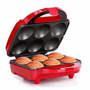 Make up to 6 Cupcakes In Just Minutes with a Non-Stick Cooking Surface for Easy Cleanup